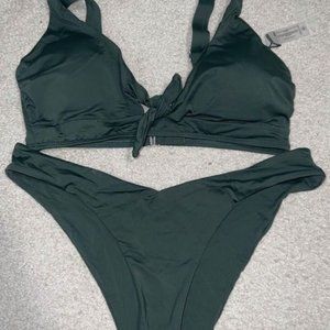 dark green fashion nova Bikini